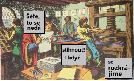 OBAVY Z NEDODRŽENÍ TERMÍNU PROJEVILA I TISKÁRNA  SBÍRKY ZÁKONŮ